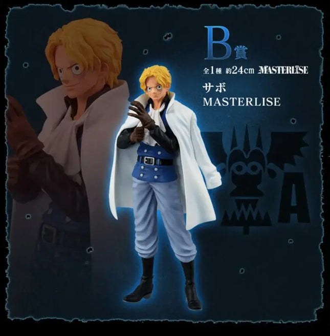 One Piece – Sabo "The Flames of Revolution" Ichibansho Anime Figure – Bandai Spirits Masterlise - OrbiTopia