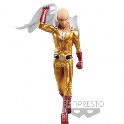 One Punch Man Figure – Saitama DXF Metallic Color | Banpresto Premium | 20cm Anime Figure - OrbiTopia