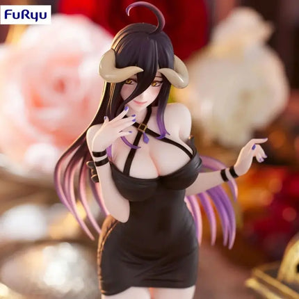 Overlord Figure – Albedo in Mini Dress | 21cm Trio - Try - iT Series (FuRyu) Anime Collectible - OrbiTopia